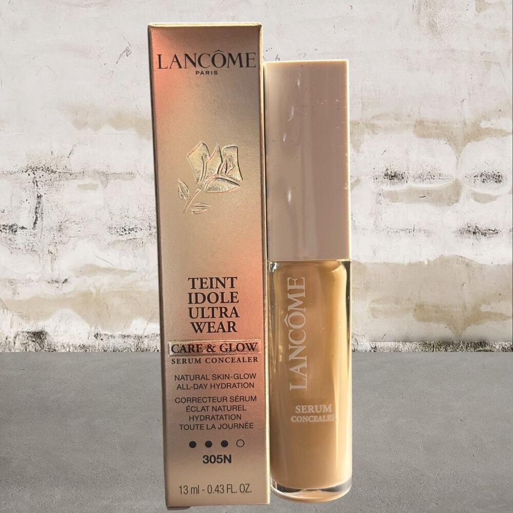 Lancome Teint Idole Ultra Wear Care & Glow Serum Concealer in 305N NIB